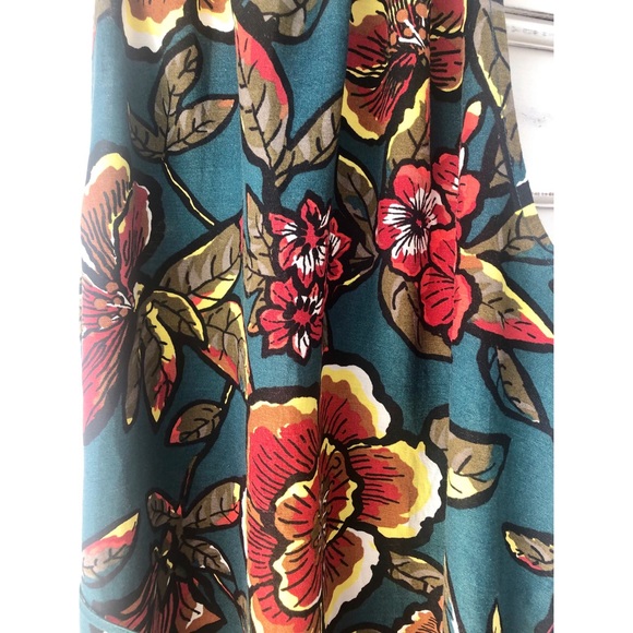 NWT Linen Loft Paradise Teal Maxi Dress - Picture 13 of 14